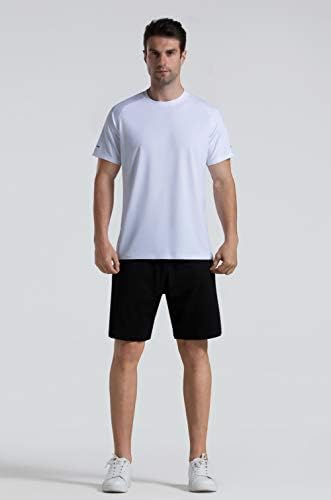 THE GYM PEOPLE Men's Cooling Running Shirts Ice Silk UPF 50+ Workout Tshirt