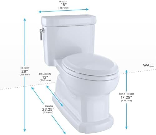 Eco Guinevere Decorative Toilet (Cotton White)