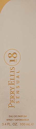 Perry Ellis 18 Sensual Eau de Parfum Spray for Women, 3.4 Oz | Perfumes for Women, Women's Fragrances with Notes of Fruit and Vanilla, Long Lasting Vanilla Perfume, Full-Size Bottle