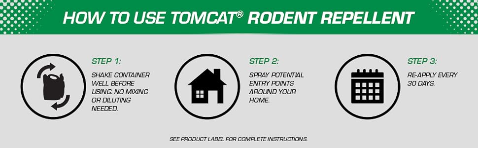 How to use Tomcat Rodent Repellent