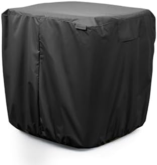 Covermates Classic Heavy-Duty Air Conditioner Cover - Durable All-Weather Protection for Outdoor Central AC Units - Water-Resistant 12-Gauge Vinyl Shell, 26W x 26D x 32H, Green