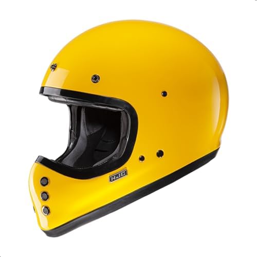 HJC V60 Solid Off-Road Motorcycle Helmet with IS-10 Internal Visor, DOT Approved (Semi Flat Black, X-Small)