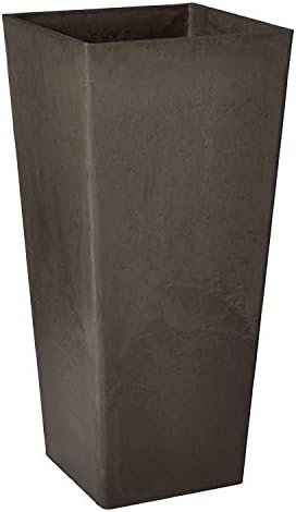 Arcadia Garden Products PSW FS32TP Contempo Tall Square Planter, 13 by 13 by 28-Inch