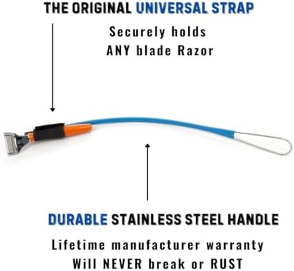 The Best!! Back Hair Shaver - Back Hair Razor - Razor Extension Handle | DIY Hair Shaver, Universal Razor Use, Bendable Handle