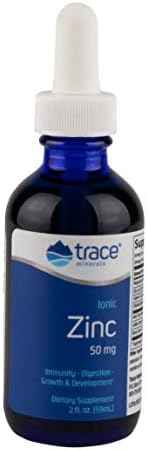 Trace Minerals Liquid Ionic Zinc, 50 mg, 2 fl oz | Ionic liquid zinc with magnesium. Supports the immune system, digestion