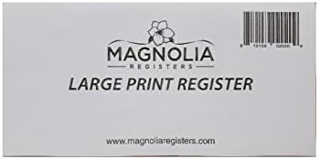 10 Pack Large Print Low Vision Checkbook Registers, 3" x 6", Check Registers for Personal Checkbooks