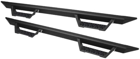 Matte Black Modular Drop Step Side Nerf Bars Rail Running Boards Compatible with 09-18 Dodge Ram 1500/19-24 Classic Quad (Extended) Cab