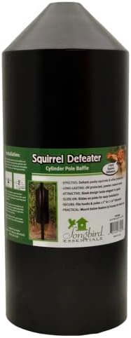 Wrap Around Pole Baffle, Squirrel Guard for Bird Feeder Poles | Wrap Around Design; Pole Mount Baffle; Squirrel Guard; Feeder Protection