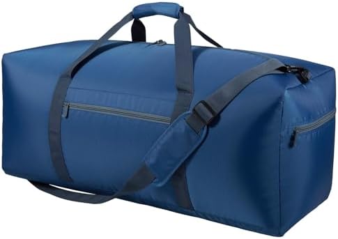 iFARADAY Foldable Duffel Bag Lightweight, 30 inch / 75L, Royal Blue
