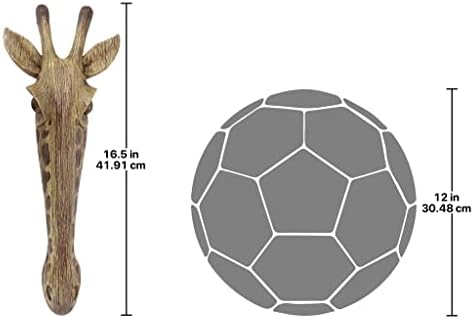 Design Toscano Animal Mask of the Savannah Wall Sculpture: Giraffe