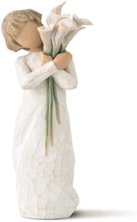 Willow Tree Happiness, Sculpted Hand-Painted Figure | Cast from a Susan Lordi Original Carving, Meaningful Keepsake Gift for Loved Ones, Display on Shelf, Table or Mantel