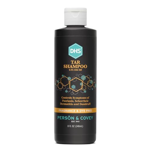 Person & Covey DHS Tar Shampoo 8 Ounce. | Therapeutic Formula, Removes Residue, Relieves Psoriasis and Seborrheic Dermatitis