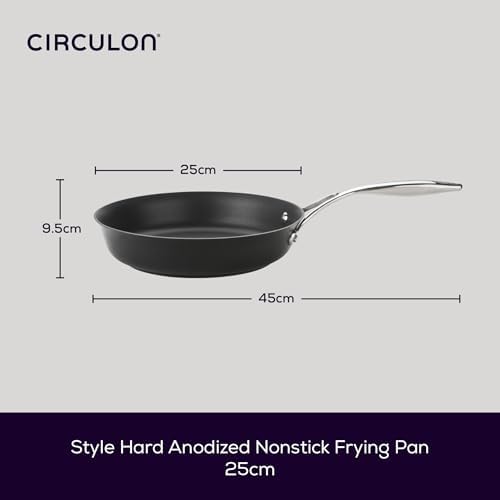 Circulon Style Hard Anodised Sauteuse, 24cm/2.8L