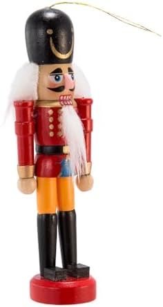 Kurt Adler Wooden Nutcracker Ornament Set, 5-inch Height, Multicolor, Wood
