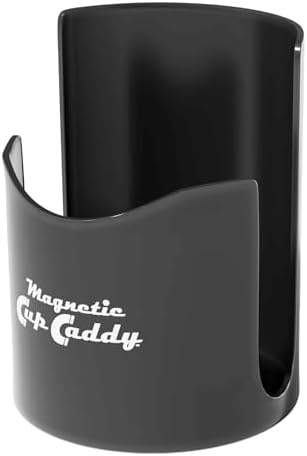 Master Magnetics Magnetic Cup Holder - Caddy for Bottles, Glasses, and Cans - Fits on Fridge, Lawnmower, Forklift, Cart, or Ladder - Heavy-Duty Magnet