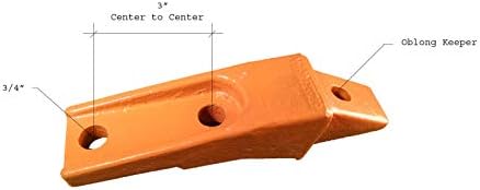 5 - Bobcat Style Skid Steer Bucket Teeth w/Bolt On Shanks, Pins, & Hardware