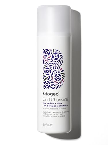 Briogeo Curl Charisma Rice Amino + Avocado Hydrating Conditioner | Define and Moisturize Wavy, Curly, and Coily Hair | Minimize Frizz | Silicone-Free | Vegan & Cruelty-Free