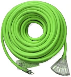 12/3 10 ft Extension Cord 3 Prong Grounded Plug 12 Gauge Extension Cord 10 ft Lighted Indoor Outdoor SJTW Heavy Duty 12 Gauge 10 feet Extension