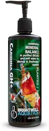 Brightwell Aquatics Caridina GH+ Shrimp Mineral Supplement RO/DI, 250ml