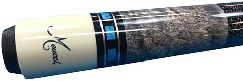 Meucci SB3-B Handcrafted Billiards Pool Cue Stick w/PRO Shaft - Blue + Hard CASE