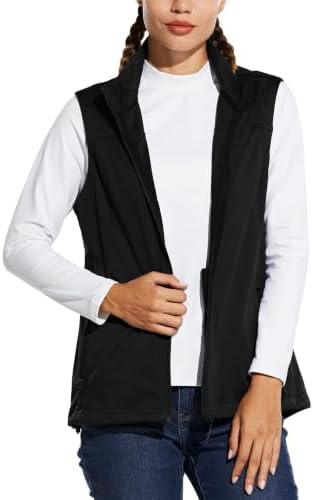 baleaf Women's Lightweight Running Vest Sleeveless Softshell Jacket