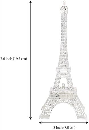 Colorful Eiffel Tower Lighting Desk Bedroom Decoration LED Lamp (7.6 Inch)