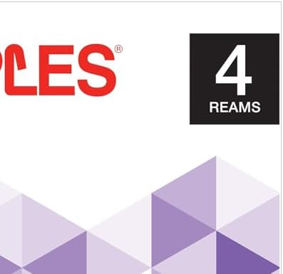 Staples Laser Paper 8.5 x 11 Inch 28 lb 98 Bright High‑Quality Prints, 500 Sheets | Heavyweight paper for crisp, professional prints in laser printers and copiers.