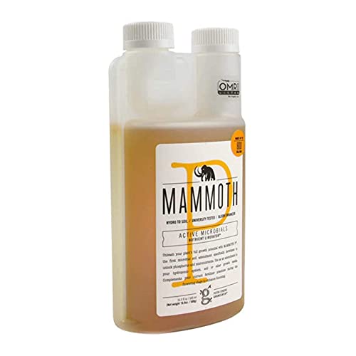 Mammoth Organic Bloom Booster | Mammoth P Organic Fertilizer Microbial Inoculant | 16% Proven Increase in Yield (250 ml)