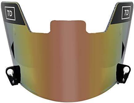 TD Sports Football Visor | Fits Kids, Youth, and Adult Helmets | Eye Protection for Helmet and Facemask
