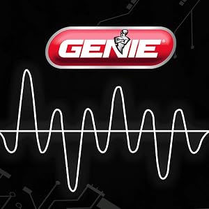 Genie Stealth 500 essentials garage door opener has auto-seek dual frequency