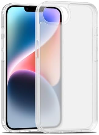 TENOC Phone Case Compatible with iPhone SE (2nd 2020 and 3rd 2022 Generation) & iPhone 7 & iPhone 8, Clear Case Shockproof Protective Bumper Slim Cover for 4.7 Inch