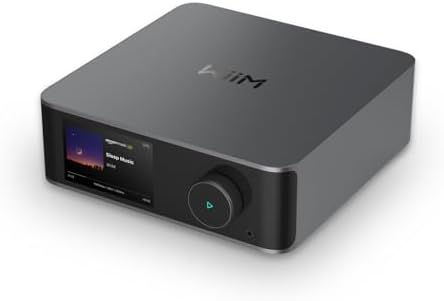 WiiM Ultra Hi-Res Music Streamer with Touchscreen & ESS DAC, Silver | Wi-Fi Streaming, RoomFit Correction, HDMI ARC, Phono Input & Multi-Room Audio