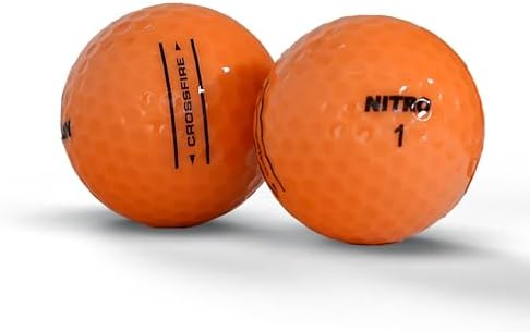 NITRO Crossfire 45 Golf Balls, 45- Pack - Orange