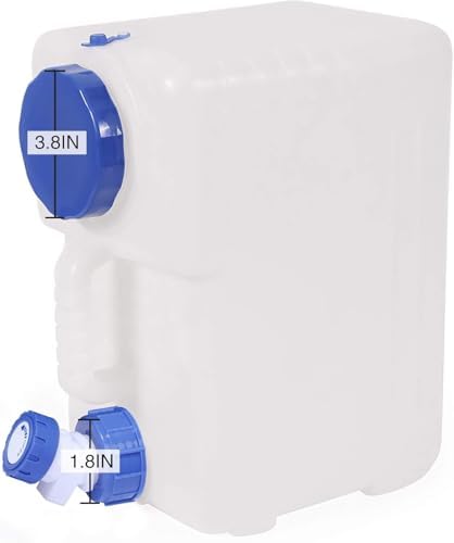 5 Gallon Water Container with Spigot, Portable Camping Water Jug