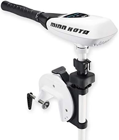 Minn Kota Riptide Transom-Mount Electric Trolling Motor with Telescoping Tiller – 45 Lb. Thrust, 36 in. Shaft, Saltwater