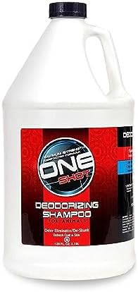 Best Shot One Shot Deodorizing Shampoo, Coat and Skincare Product for Dogs, Cats, and Horses, Eliminates Foul Odors, 1 Gallon
