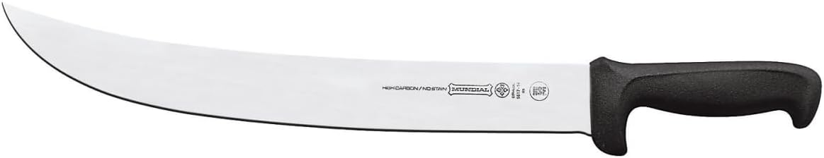 Mundial 5617-14 14-Inch Cimeter Knife, Black