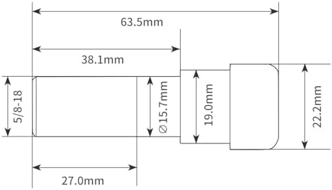 10 PACK 2-7/8"Lx3/4"W Stump Grinder Teeth with 5/8" Nuts Carbide Tipped | Compatible with Baumalight 1P24/Ashland FS19/Shaver SC50/JCB/Bradco SG26