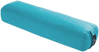 Hugger Mugger Junior Yoga Bolster - Narrower Profile, Very Firm, Great for Smaller Yogis, Heart-Opening poses or Under the Knees, Handmade in USA