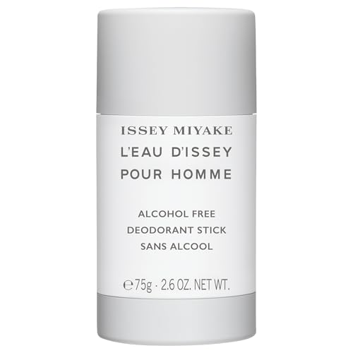 Issey Miyake L'Eau d'Issey Pour Homme Deodorant for Men - Comfortable, Scented Deodorant Stick - With Notes of Yuzu, Nutmeg & Sandalwood - 2.6 oz