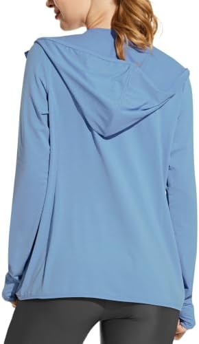 baleaf Women's Sun Protection Hoodie Jacket UPF 50+ Full Zip with Pocket