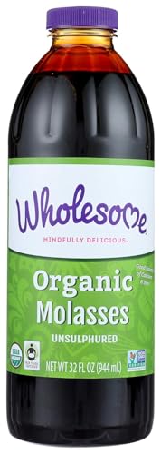 Wholesome Sweeteners, Inc., Organic Molasses, Unsulphured, 32 fl oz (944 ml)(Pack of 3)