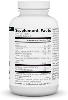 Source Naturals Extra Strength Glucosamine Chondroitin, 120 Tablets | Promotes Healthy Joints*