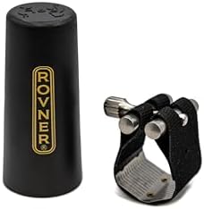 Rovner Ligature & Plastic Cap for Baritone Saxophone - LGX Ligature for Hard Rubber Mouthpiece (LGX-3R)