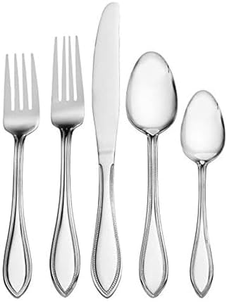 Pfaltzgraff Beckham 20-Piece Stainless Steel Flatware Set, Service for 4