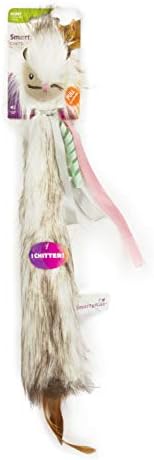 SmartyKat Chickadee Chirp Electronic Sound Cat Toy, Contains Catnip, Battery Powered - Light Brown, One Size