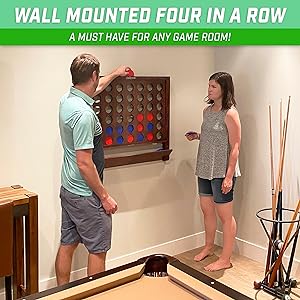 wall mounted four in a row game jumbo