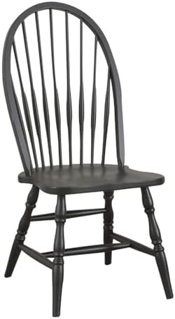 Carolina Chair & Table Windsor Dining Chair with Traditional Spindle Back Design – Multi-Step Hand Finish
