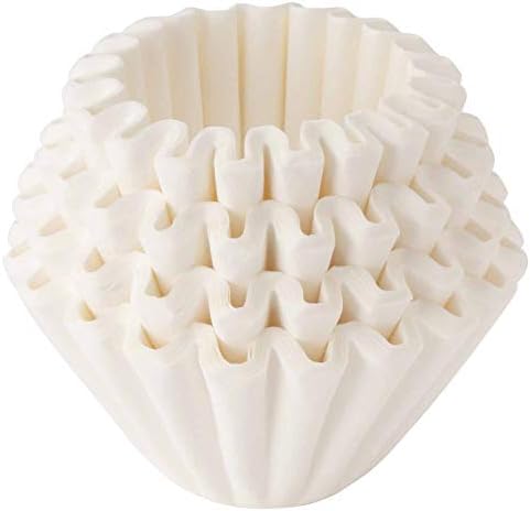 Kalita Wave Paper Coffee Filters I Larger Size 185 I 100 Count I Specially Pour Over Dripper I Made in Japan, Large, White