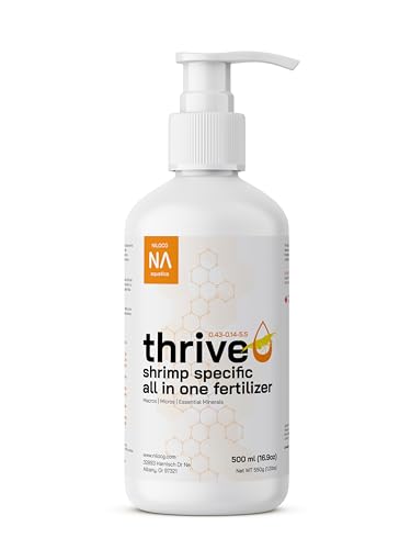 ThriveS Shrimp All‑in‑One Aquarium Fertilizer, 500ml Concentrated Plant Food